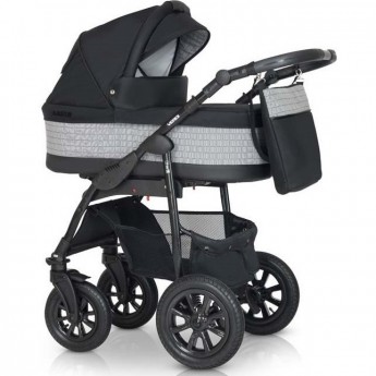 Коляска детская Verdi Babies Laser Black 3в1 цвет 3 (черный)