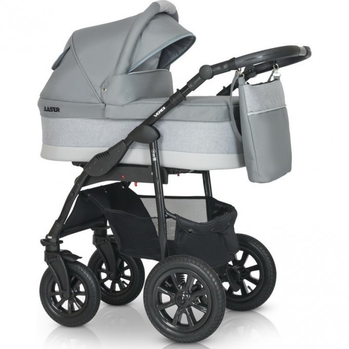 Коляска детская Verdi Babies Laser Black 3в1 цвет 7 (серый)  2020000003199