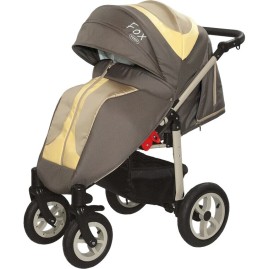 Коляска VERDI Babies Fox, без сумки, коричневая