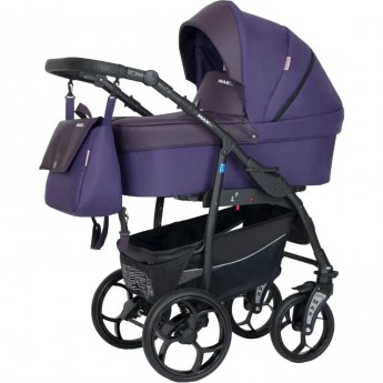 Коляска VERDI Babies Max Plus 3 в 1, светло фиолетовая с темной вставкой