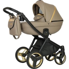 Коляска VERDI Mirage Soft 3 в 1, светло-бежевый с золотым Коляска VERDI Mirage Soft 3 в 1, светло-бежевый с золотым