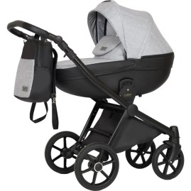Коляска VERDI Mirage Soft 3 в 1, светло-серый с черным Коляска VERDI Mirage Soft 3 в 1, светло-серый с черным